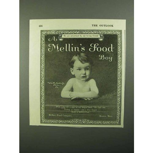 1920 Mellin's Food Ad - A Mellin's Food Boy