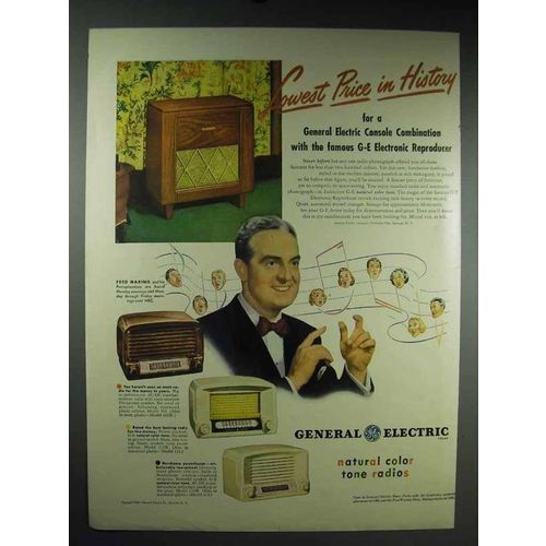 1948 General Electric Radio Ad - Fred Waring