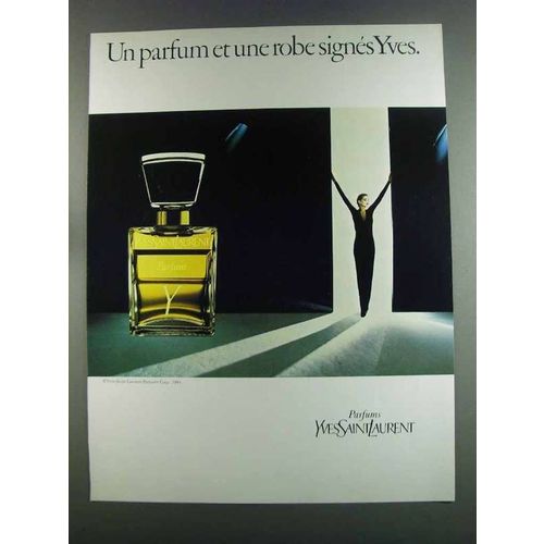 1982 Yves Saint Laurent Parfum Perfume Ad