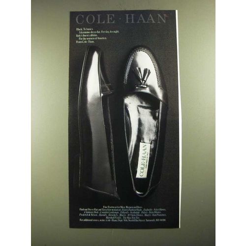 1987 Cole Haan Dress Flat and Tassel Shoes Ad