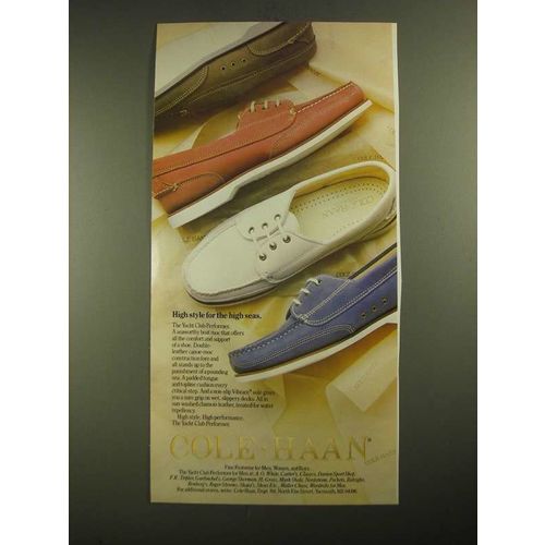 1987 Cole Haan Yacht Club Performer Shoe Ad