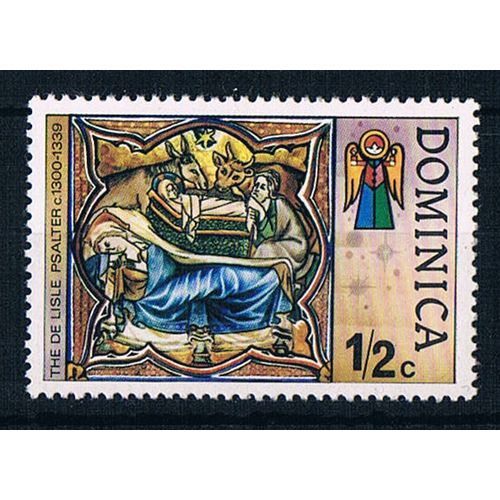 Dominica 1977 SG583 mm4 Christmas 1/2c Mounted Mint Stamp