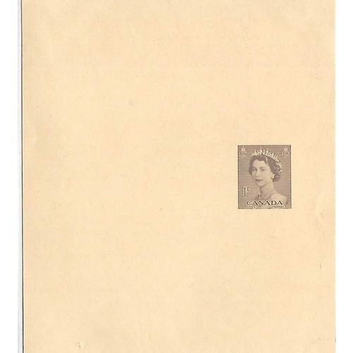 Canada #W22 Postal Wrapper MINT circa 1954 1st Karsh Issue