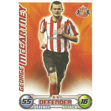Topps Match Attax 2008/09 Extra Cards: Sunderland - Defender, McCartney