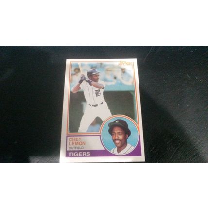 1983 Topps Card # 727 Chet Lemon Very Good-Excellent (4) Detroit Tigers