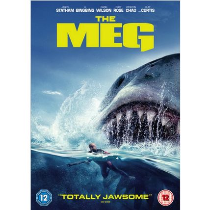 The Meg 2018 DVD, Region 2 Jason Stratham - SHARK action Film/Movie Cert 12