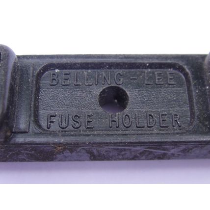 Belling Lee Silver Plated UK Fuse Holder Pack of 2, New OS. Vintage Valve Amp?