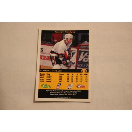 Scott McKay 1994 Classic Pro Prospects NO. 216