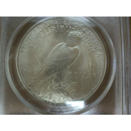 1923 Peace Silver Dollar PCGS MS63