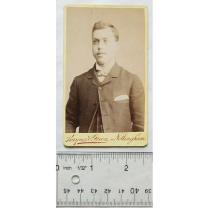 Carte-de-visite Haynes & Green, Nottingham - gentleman