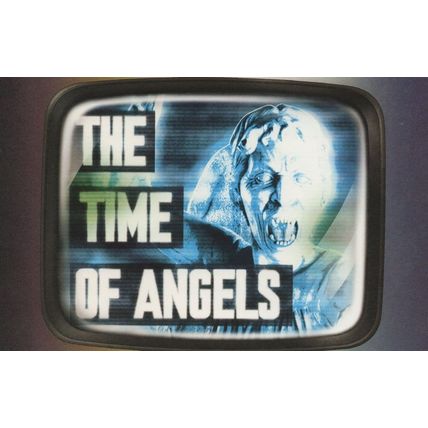 Dr Who The Time Of Angels Old Television Set Advertising Postcard