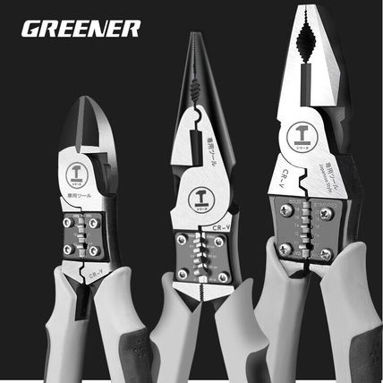 Electrician Wire Cutters CRV Multifunctional Diagonal Plier Needle Nose Pliers