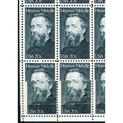 2094, MNH 20¢ Misplaced Tape Splice Error Sheet of 50 Stamps - Stuart Katz