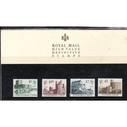 1988 Castles Definitives. Presentation Pack