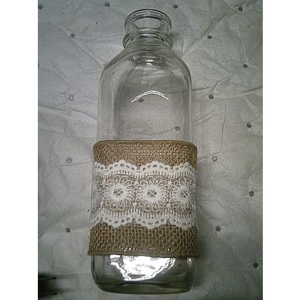 Antique glass milk 1 quart size no cap no markings