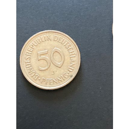 Umlaufmünze Deutschland BRD 50 Pfennig 1991 J