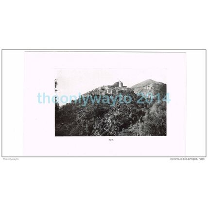 EZE, FRANCE, PHOTO BOOK ILLUSTRATION, 1921