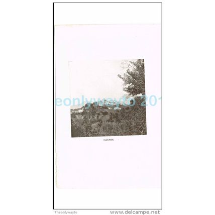 CAGNES, FRANCE, PHOTO BOOK ILLUSTRATION, 1921