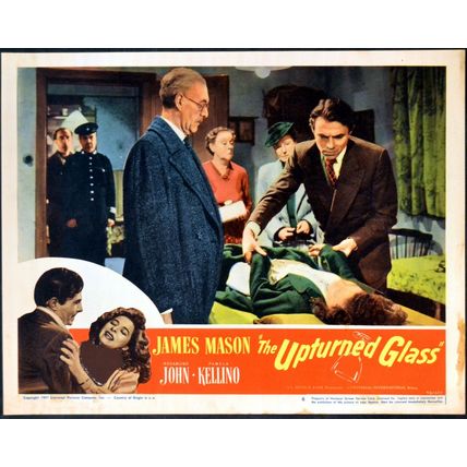 UPTURNED GLASS 1948 James Mason, Brefni O'Rorke, Beatrice Varley LOBBY CARD #6