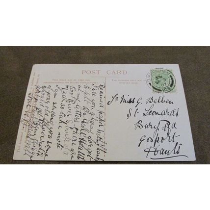 1907 fr Postcard - Shoreline scene - Dover Kent
