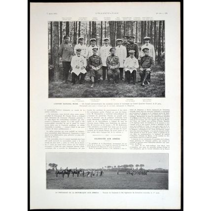 RUSSIAN NATIONAL EFFORT 1915 Grand Duke Nicolas FRANCE WORLD WAR I PRINT