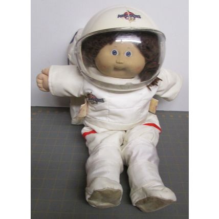 Excellent 1985 Cabbage Patch Kid YOUNG ASTRONAUT Doll GIRL COMPLETE Suit Vintage