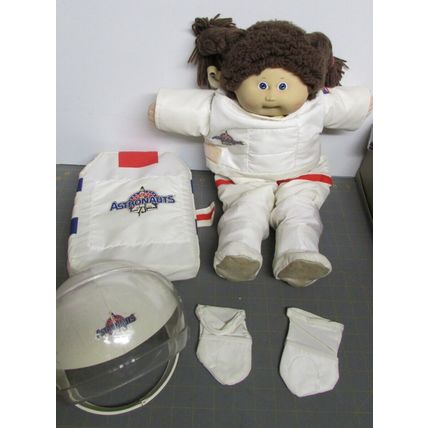 Excellent 1985 Cabbage Patch Kid YOUNG ASTRONAUT Doll GIRL COMPLETE Suit Vintage
