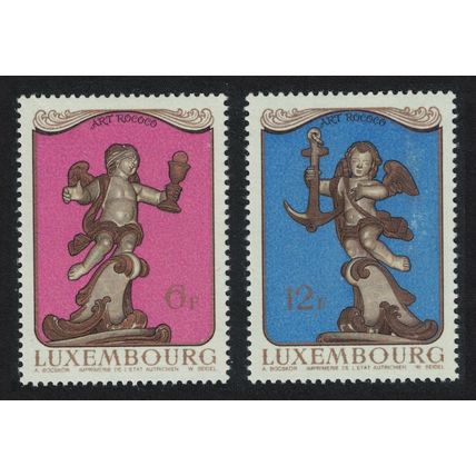 Luxembourg Rococo Art 2v 1979 MNH SG#1031-1032 MI#994-995