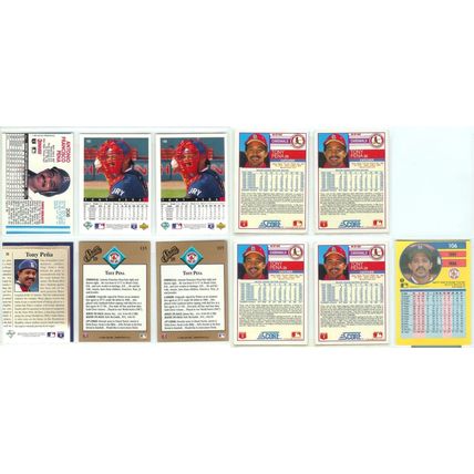 Tony Pena 11x card lot