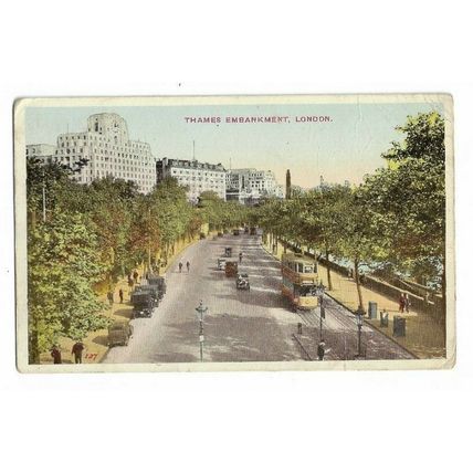 London, Thames Embankment.