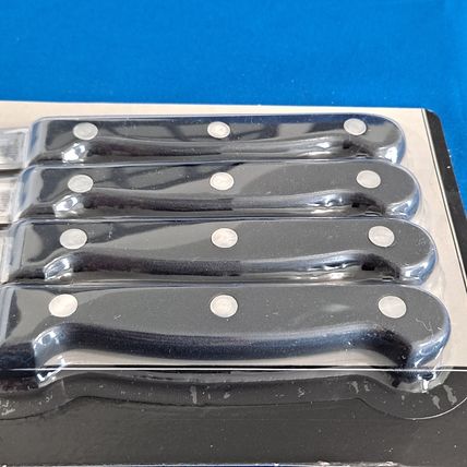 NEW Set 4 Royal Norfolk STEAK KNIVES Stainles Steel Kitchen Knives Cutlery Meat