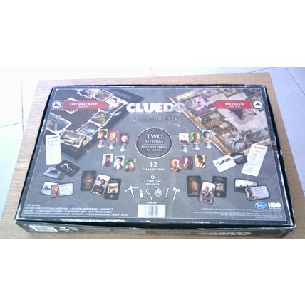 CLUEDO: GAME OF THRONES Collector's Edition (Hasbro) 2017