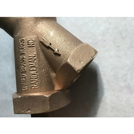 United Brass Works 1" BOILER 200 WSP BLOW DOWN Y VALVE,NC,1" npt BLOWDOWN Valve