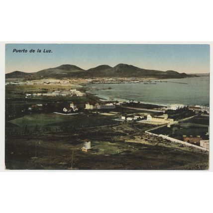 GRAN CANARIA Las Palmas Puerto de la Luz early 20th C. Rodrigues 104 RPPC