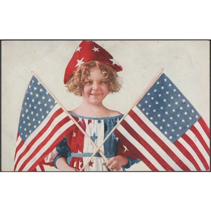 The Little Patriot, c.1910s - Arthur Capper Postcard