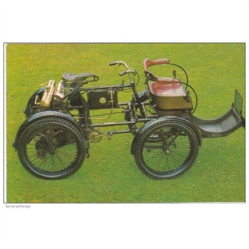 1898 2.5hp Royal Enfield Car Postcard (MV20150)