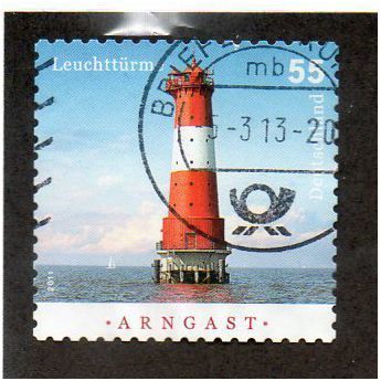 GER 2011 €0.55 (S/A) 'LIGHTHOUSES- ARNGAST' FINE USED (EBID30-673)
