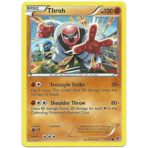 Pokemon Black & White Plasma Blast - #51/101 - Throh