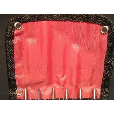 6 Piece Metric Punch Set Inc Vinyl/Nylon Hang up Storage Pouch 2, 3, 4, 4, 5, 6