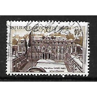 FRANCE 1957 TOURIST SERIES 10F PALAIS DE ELYSEE SG 1351 FINE USED#3