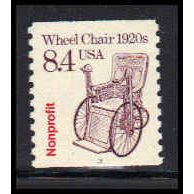2256 8.4c Wheel Chair Very Fine MNH Dry Gum CNS 3 PA6095