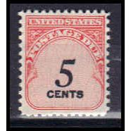 J93 5c Postage Due Just Clears MNH KA0585