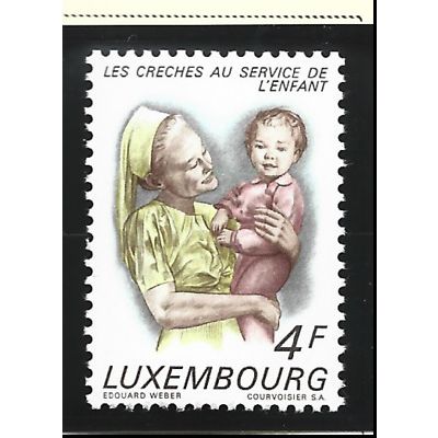 Luxembourg Stamp Scott #526, Mint Never Hinged