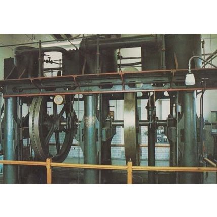 Broomy Hill In Hereford Vintage Victorian Pumping Engine Dairy Machine Postcard