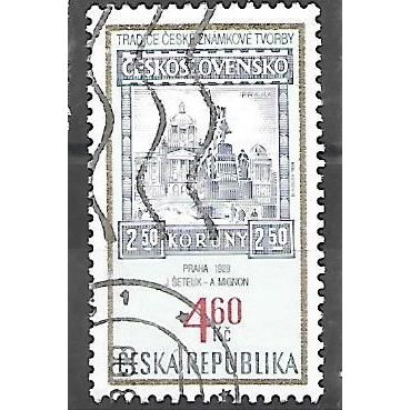 Czech Republic ( Tchèque République ) N° 198 YVERT OBLITERE ( USED )