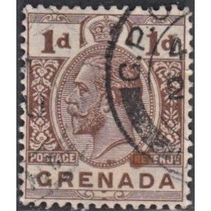 Grenada, 1923 1d George V, SG 114 (Scott #93), used
