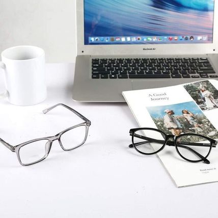 2 Pack Unisex Blue Light Blocking Glasses-PC/Gaming/TV/Phone-BLACK/CLEAR-N  EW
