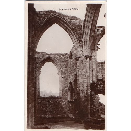 SS Photo Postcard Bolton Abbey Yorkshire