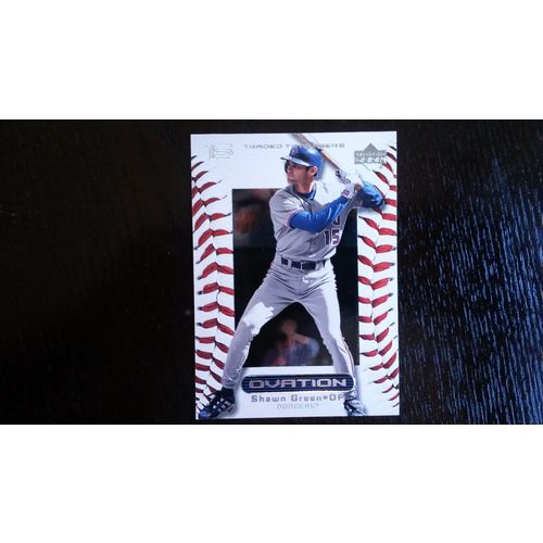 2000 Upper Deck Ovation Card # 21 Shawn Green Excellent (5) Los Angeles Dodgers