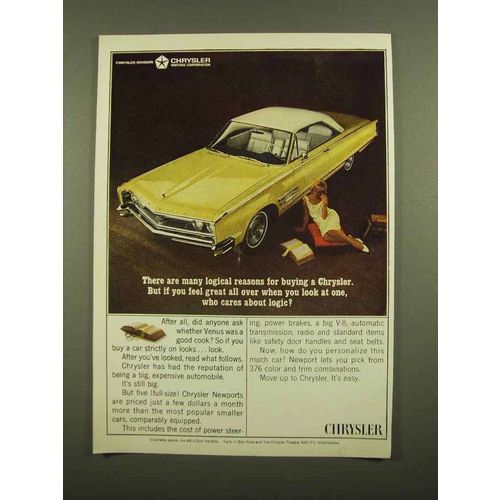 1965 Chrysler 300 2-Door Hardtop Ad - Logical Reasons